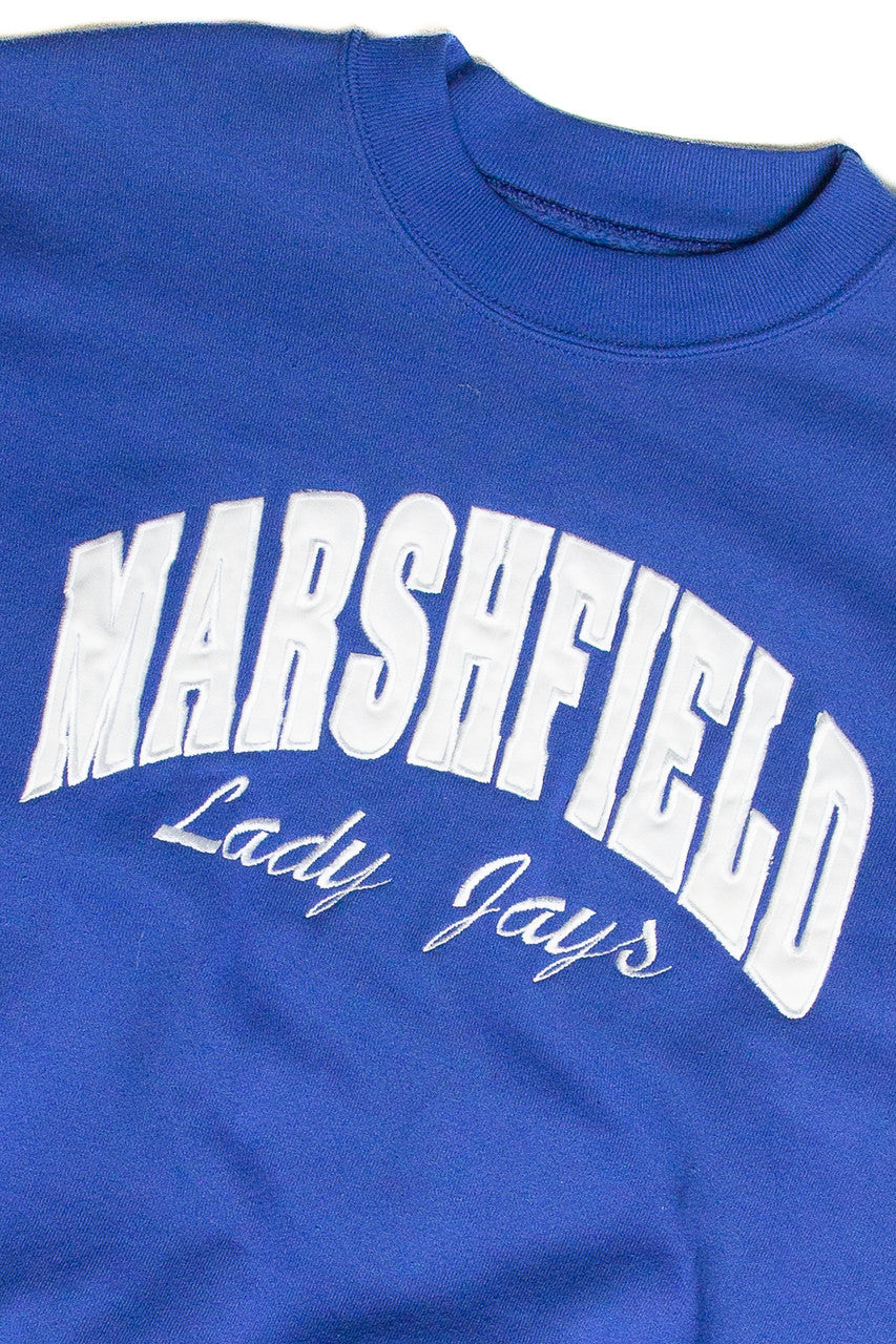Vintage Marshfield Lady Jays Basketball Sweatshirt