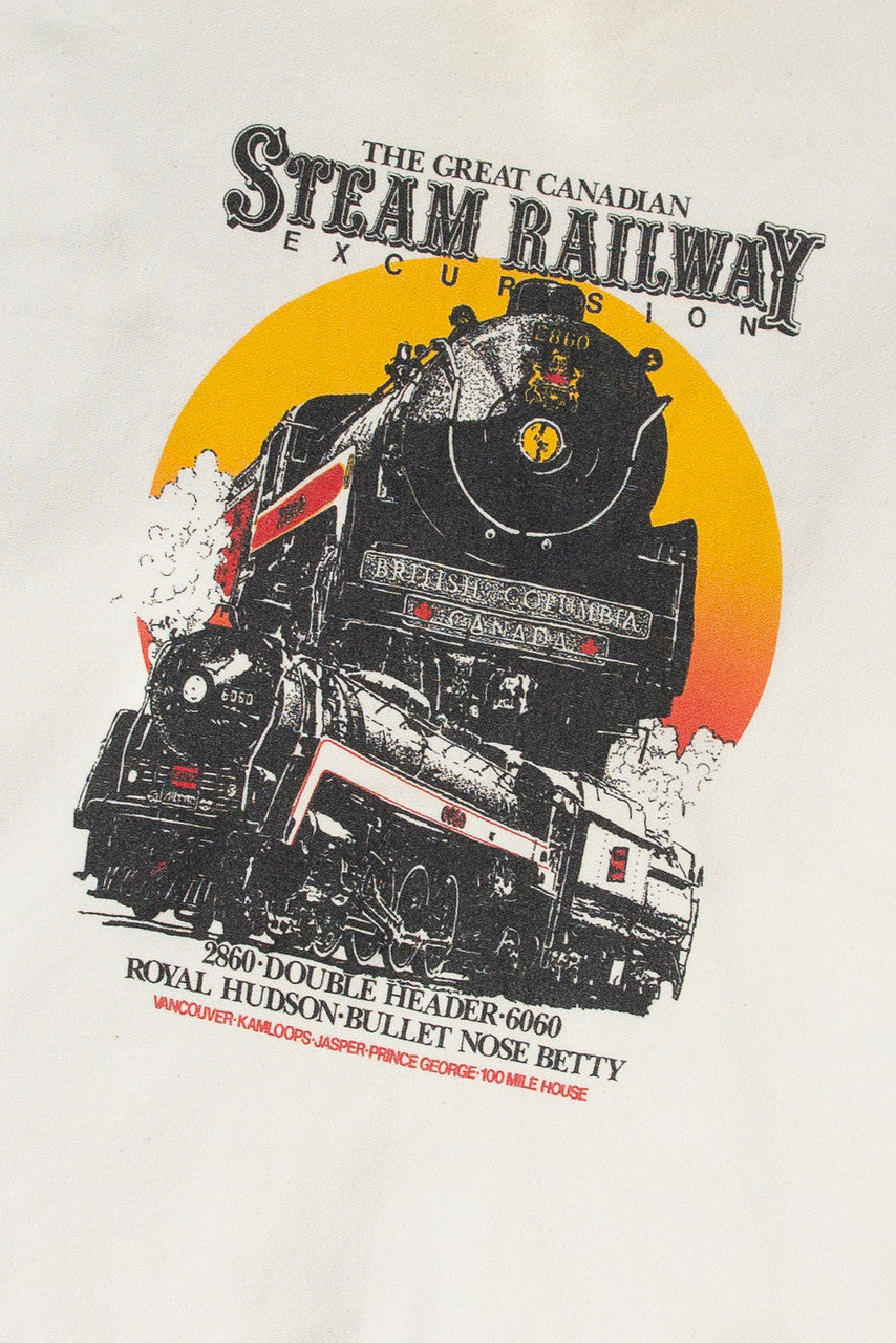 Vintage Great Canadian Steam Railway Excursion Sweatshirt