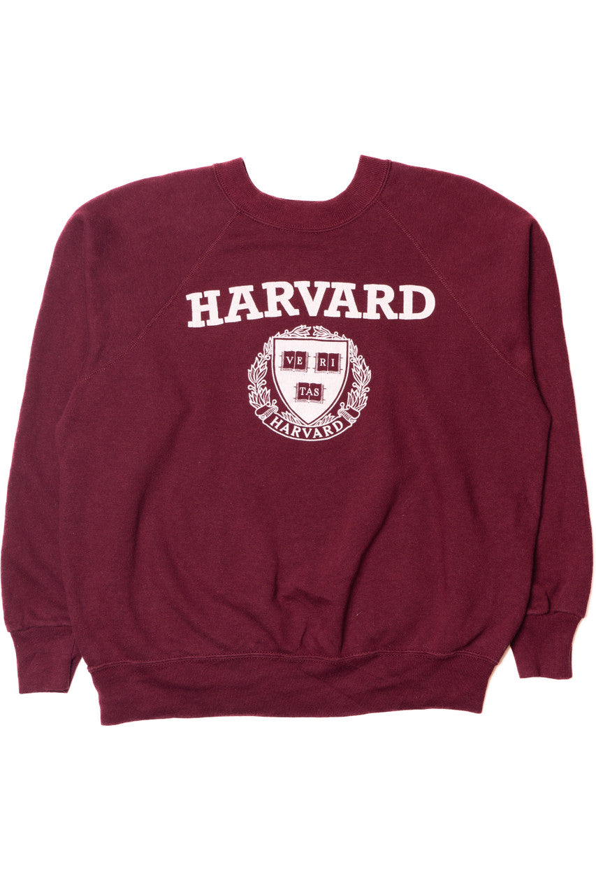 Vintage Harvard University Raglan Sweatshirt