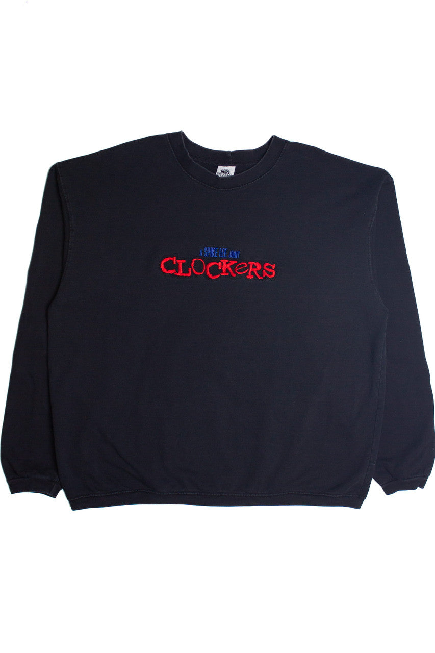 Vintage 1995 "Clockers" "A Spike Lee Joint" Embroidered Movie Promo Sweatshirt