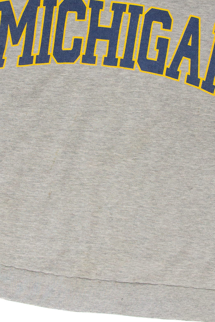Vintage University Of Michigan Cut Off Sweatshirt