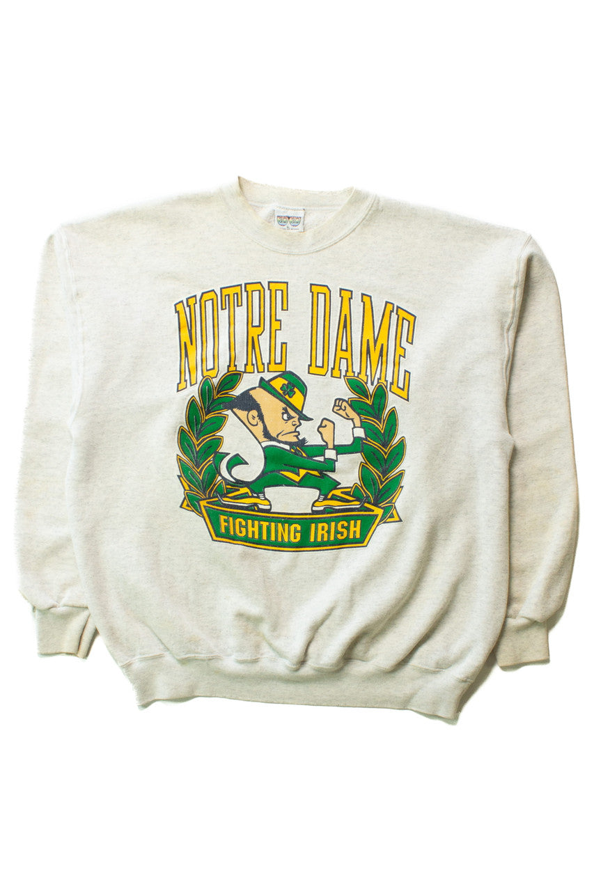 Vintage Notre Dame Fighting Irish Sweatshirt (1990s) 10528