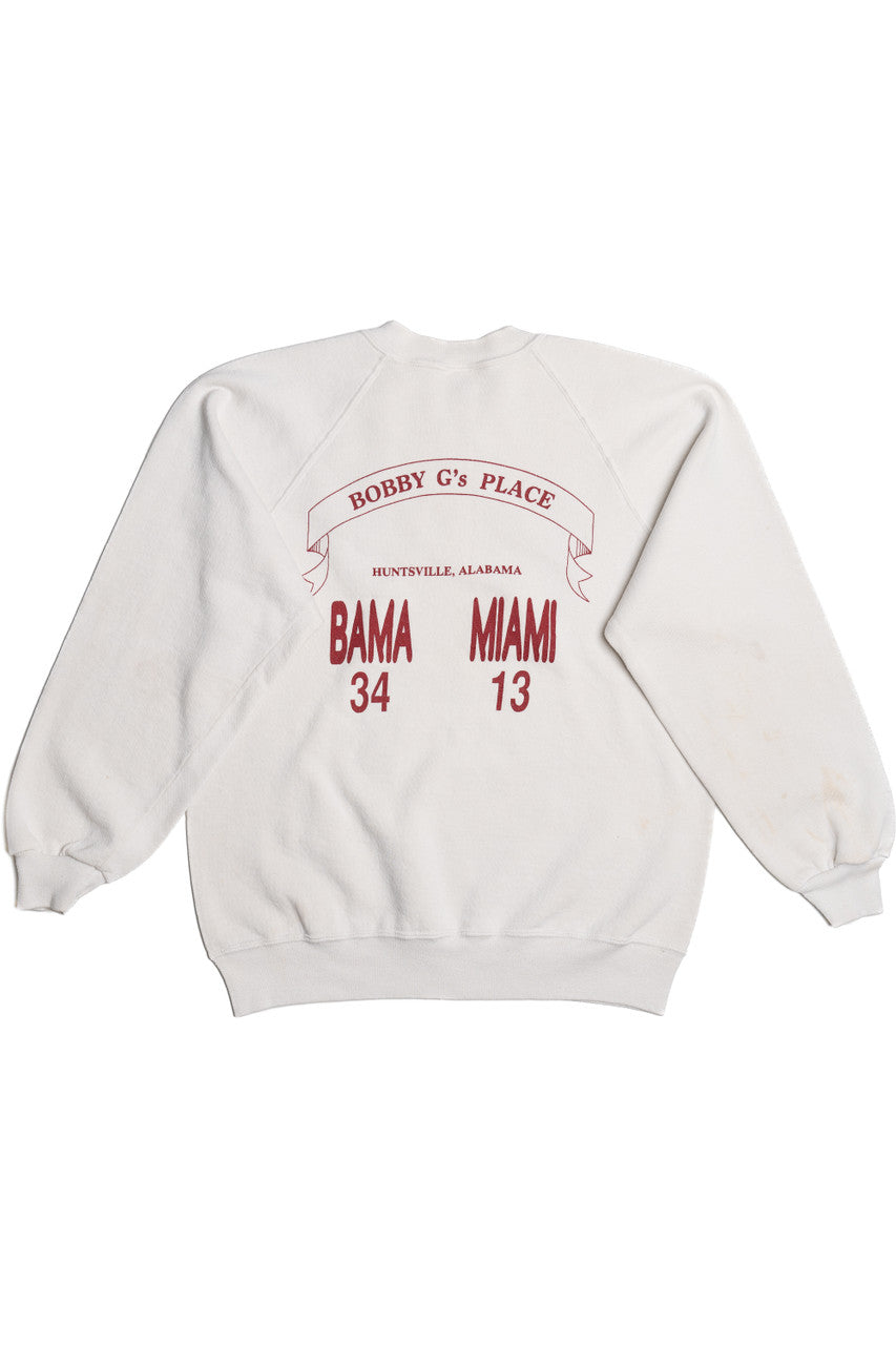 Bonnet vintage 1984 Alabama Crimson Tide BAMA Roll Tide Knit USA