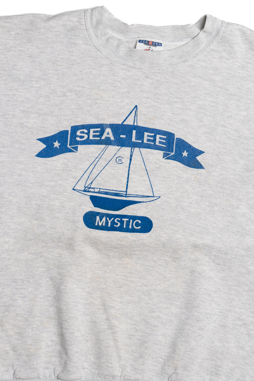 Vintage "Sea-Lee Mystic" Sail Boat Sweatshirt