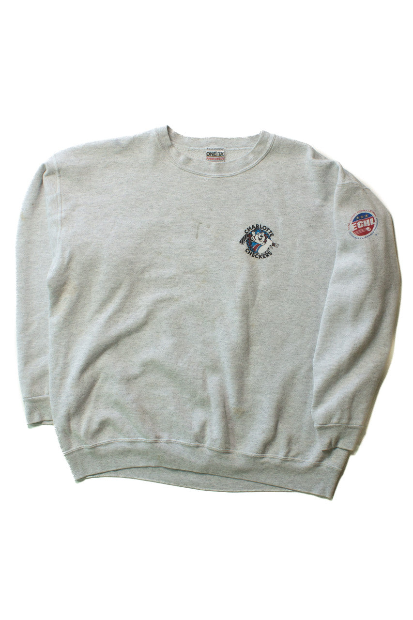 Vintage Charlotte Checkers Sweatshirt (1990s)