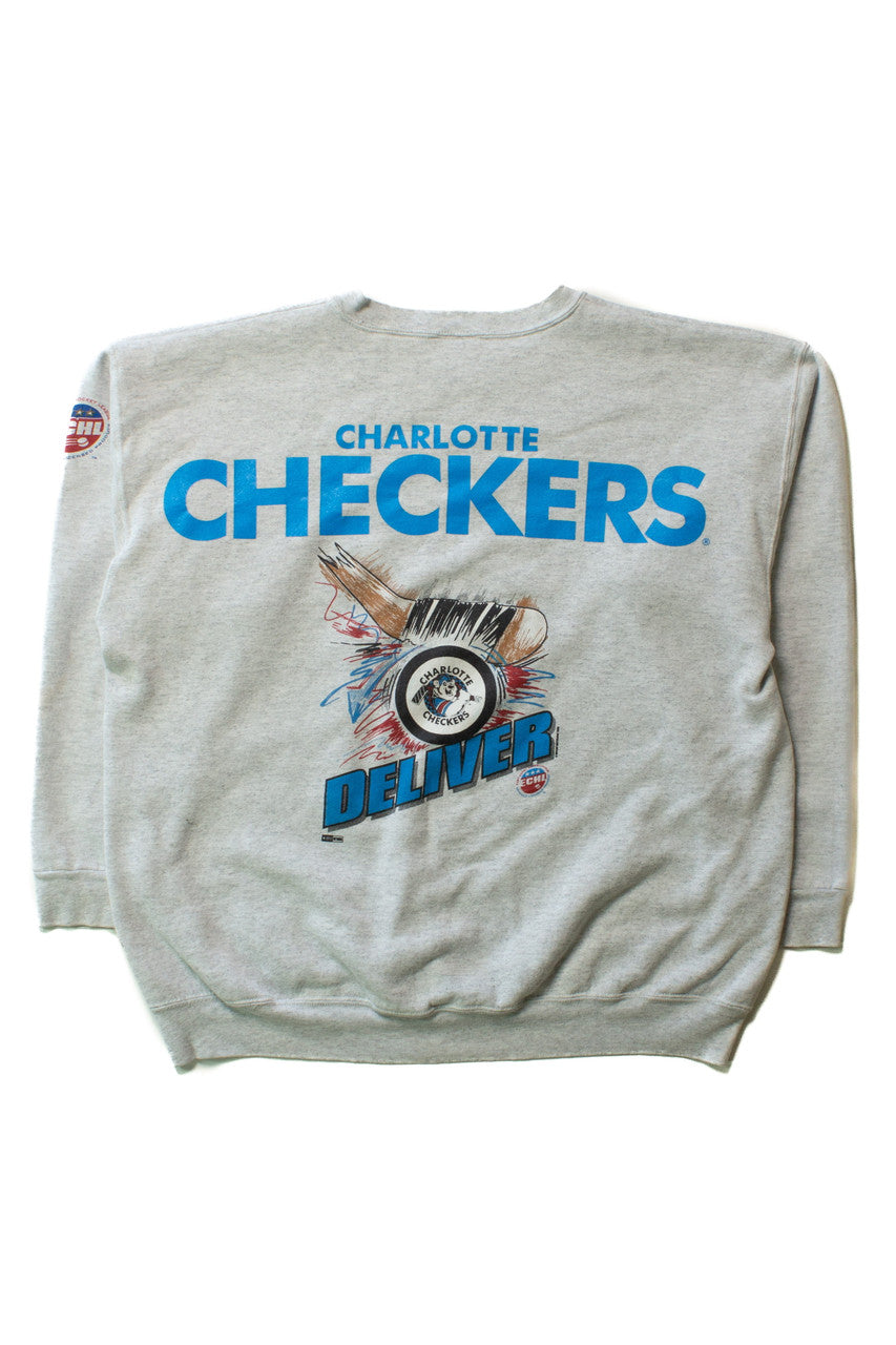 Vintage Charlotte Checkers Sweatshirt (1990s)