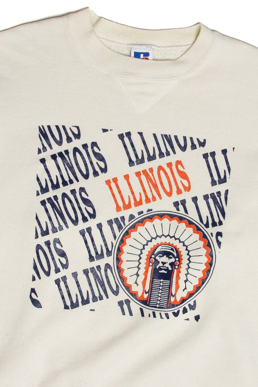 Vintage Illinois Chief Chief Illiniwek Sweatshirt