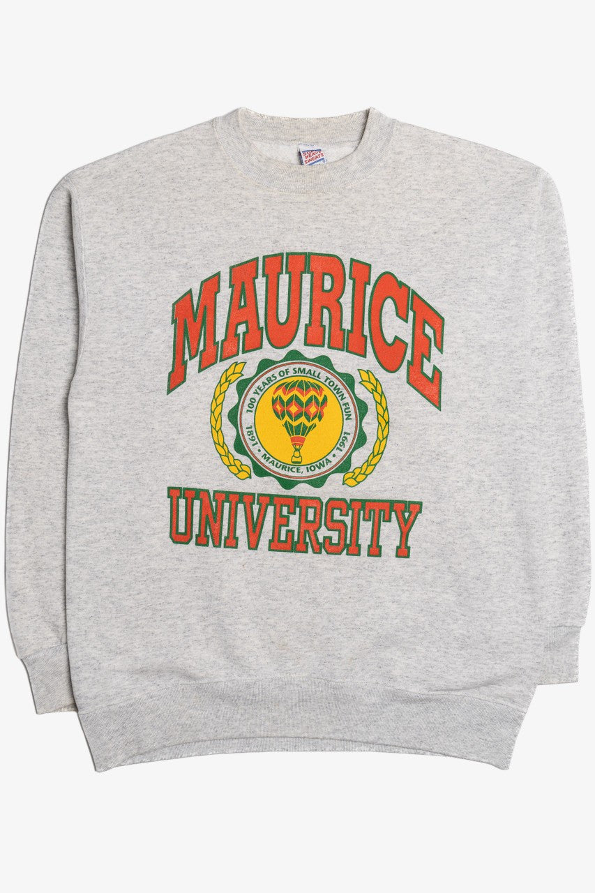 Vintage 1991 Maurice University Sweatshirt