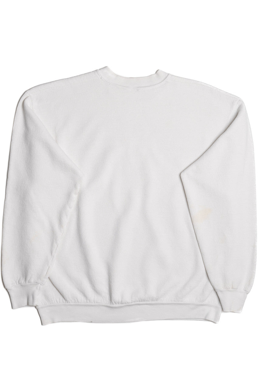 Vintage Pastel Ballerina Print Sweatshirt