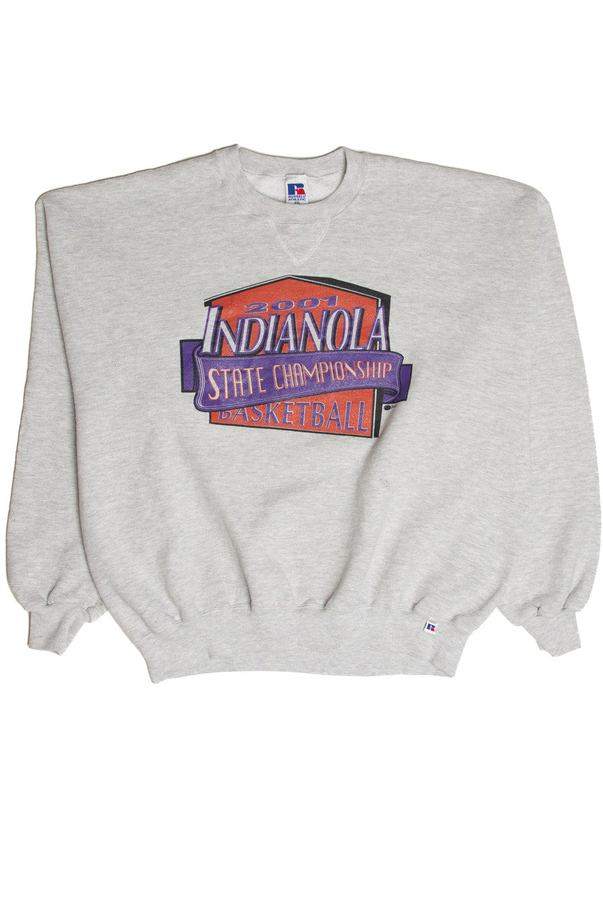 Vintage Indianola 2001 State Championship Basketball Sweatshirt