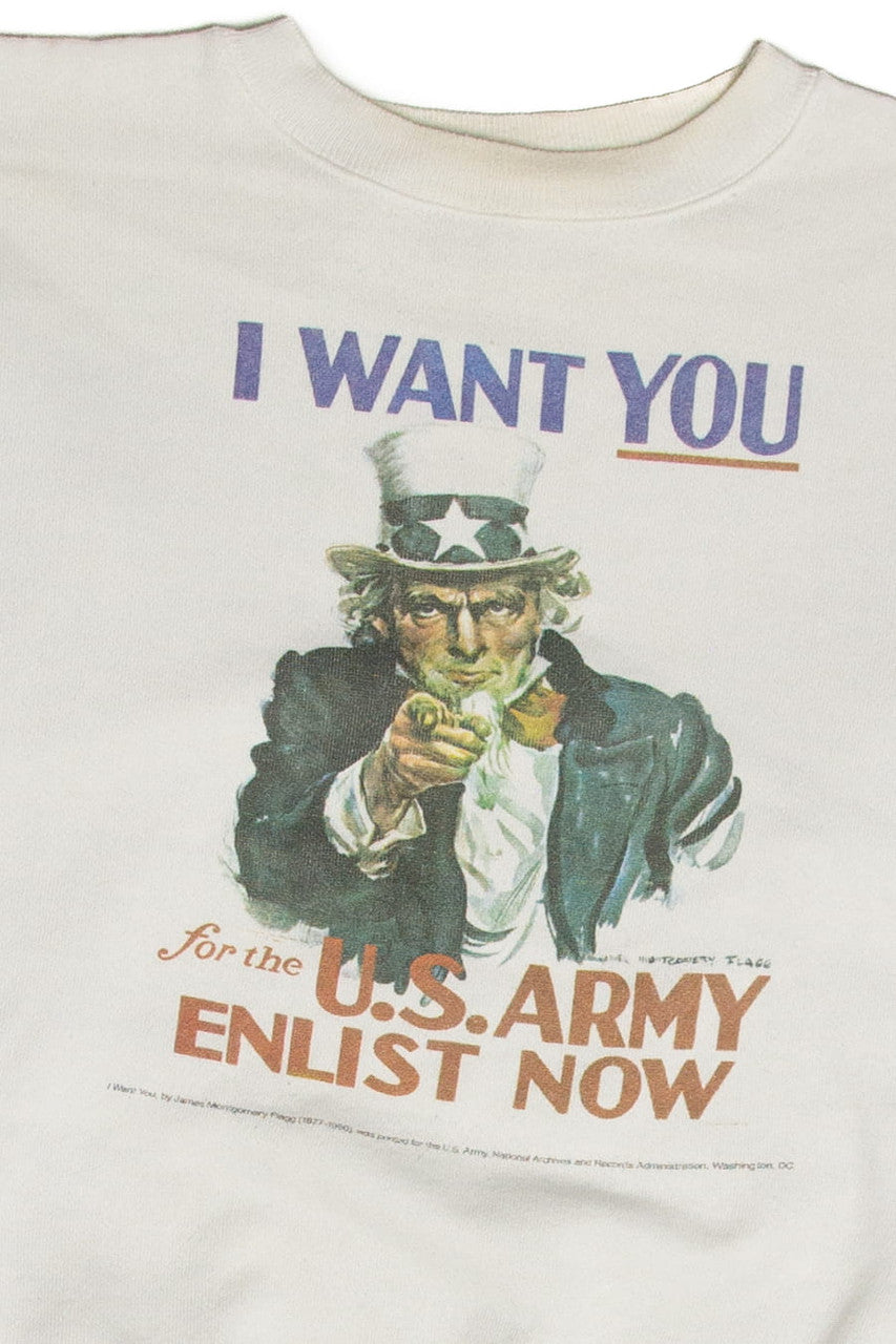 Vintage Uncle Sam "I Want You" Sweatshirt