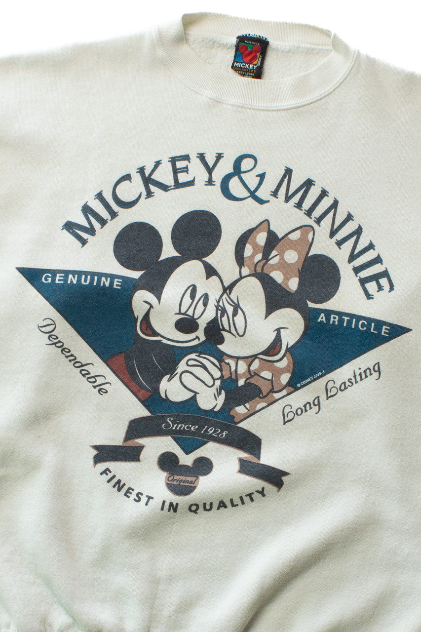 Vintage Mickey & Minnie Genuine Article Sweatshirt (1990s)