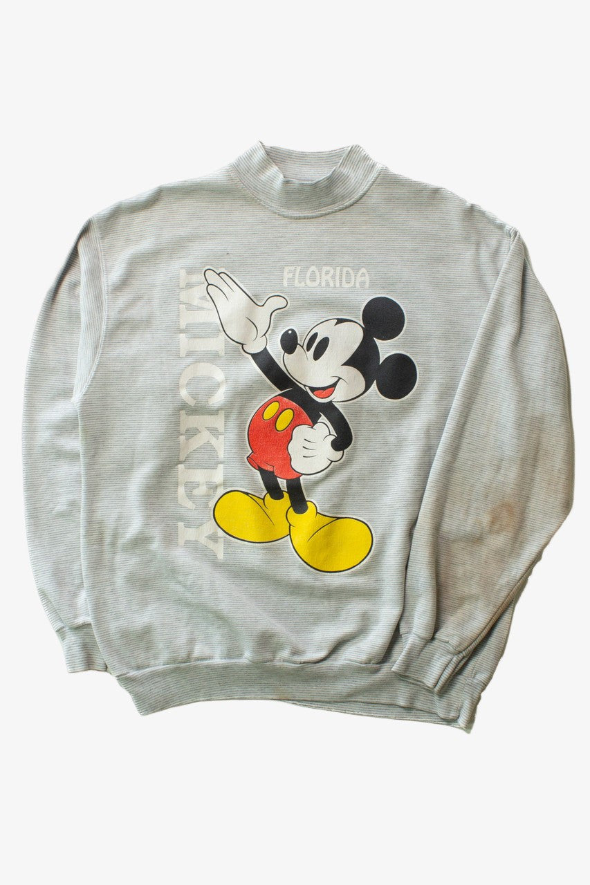 Vintage Mickey Mouse Florida Mock Neck Sweatshirt (1990s)