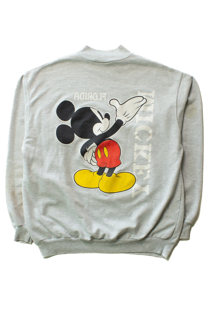 Vintage Mickey Mouse Florida Mock Neck Sweatshirt (1990s)