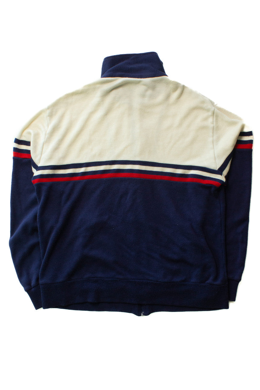 Vintage Track & Court Sweatshirt Jacket (1980s)