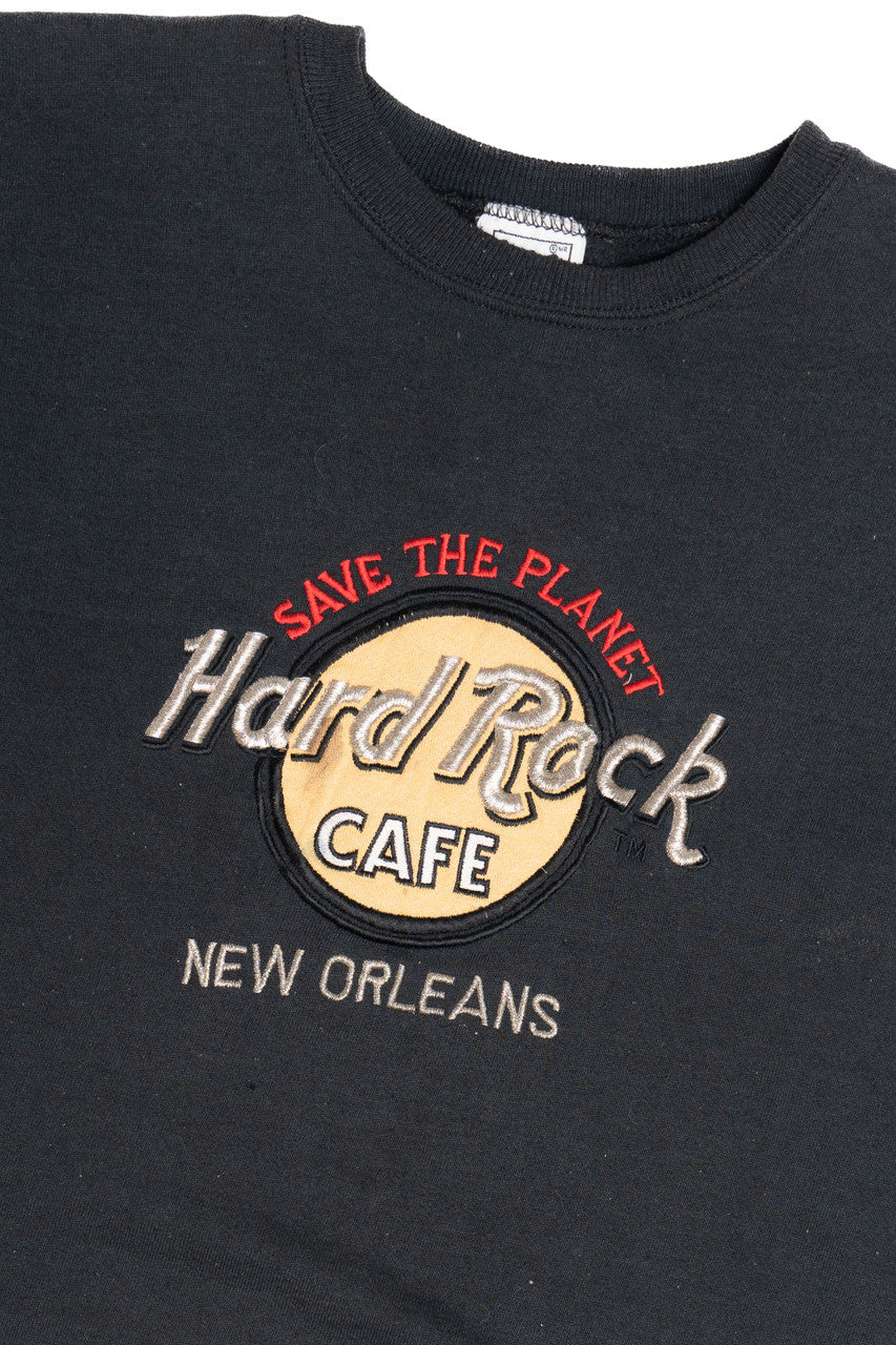Vintage Hard Rock Cafe New Orleans "Save The Planet" Sweatshirt