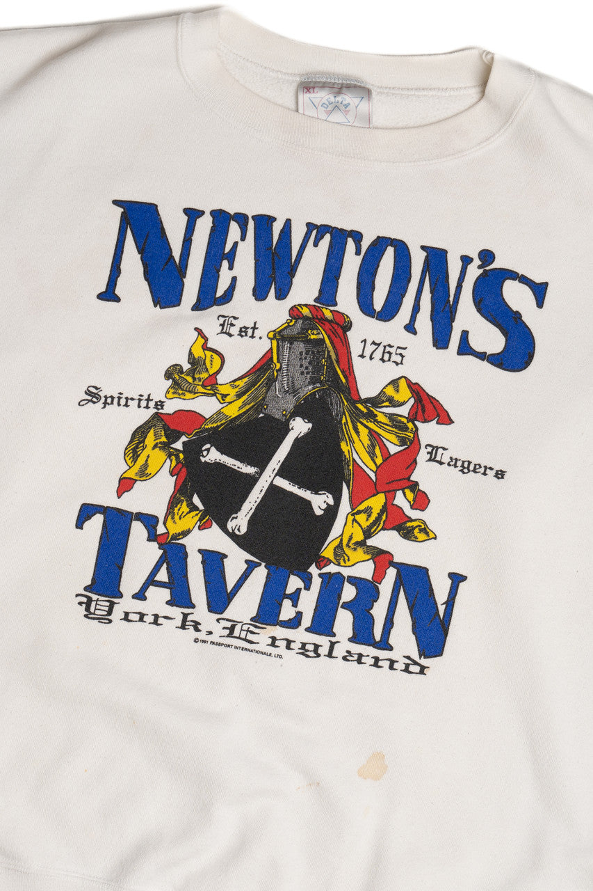 Vintage "Newton's Tavern" England Sweatshirt