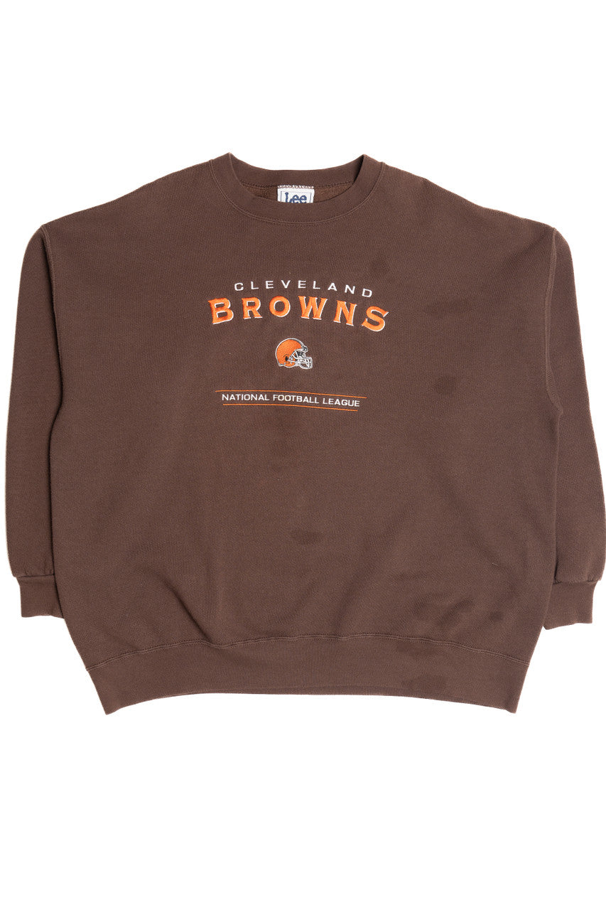 Vintage "Cleveland Browns National Football League" Embroidered Sweatshirt