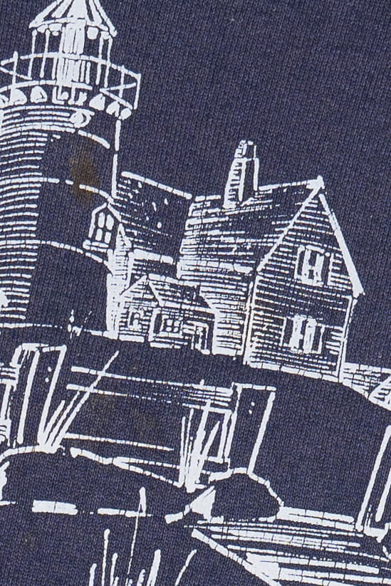 Vintage "Cape May" Beach Side Home Illustration Nutmeg Sweatshirt
