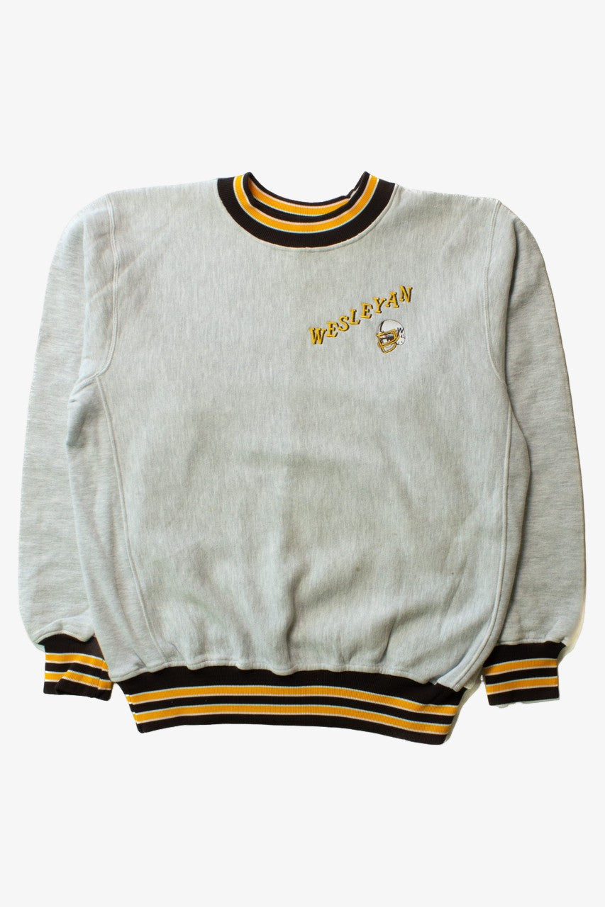Vintage Wesleyan Football Sweatshirt (1990s)