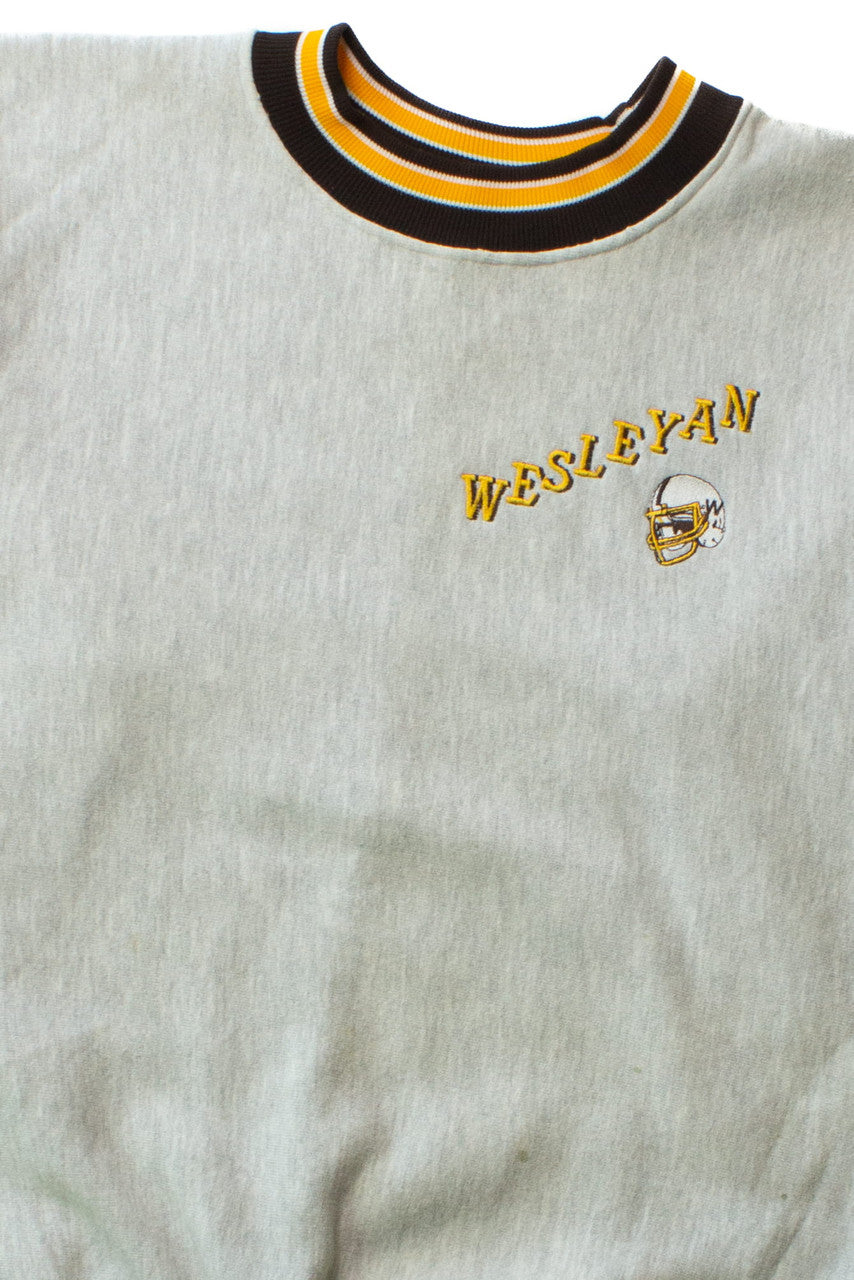 Vintage Wesleyan Football Sweatshirt (1990s)