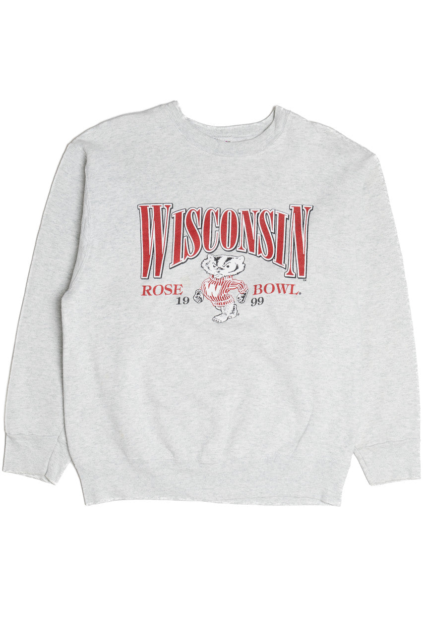 Vintage 1999 University of Wisconsin Rose Bowl Sweatshirt