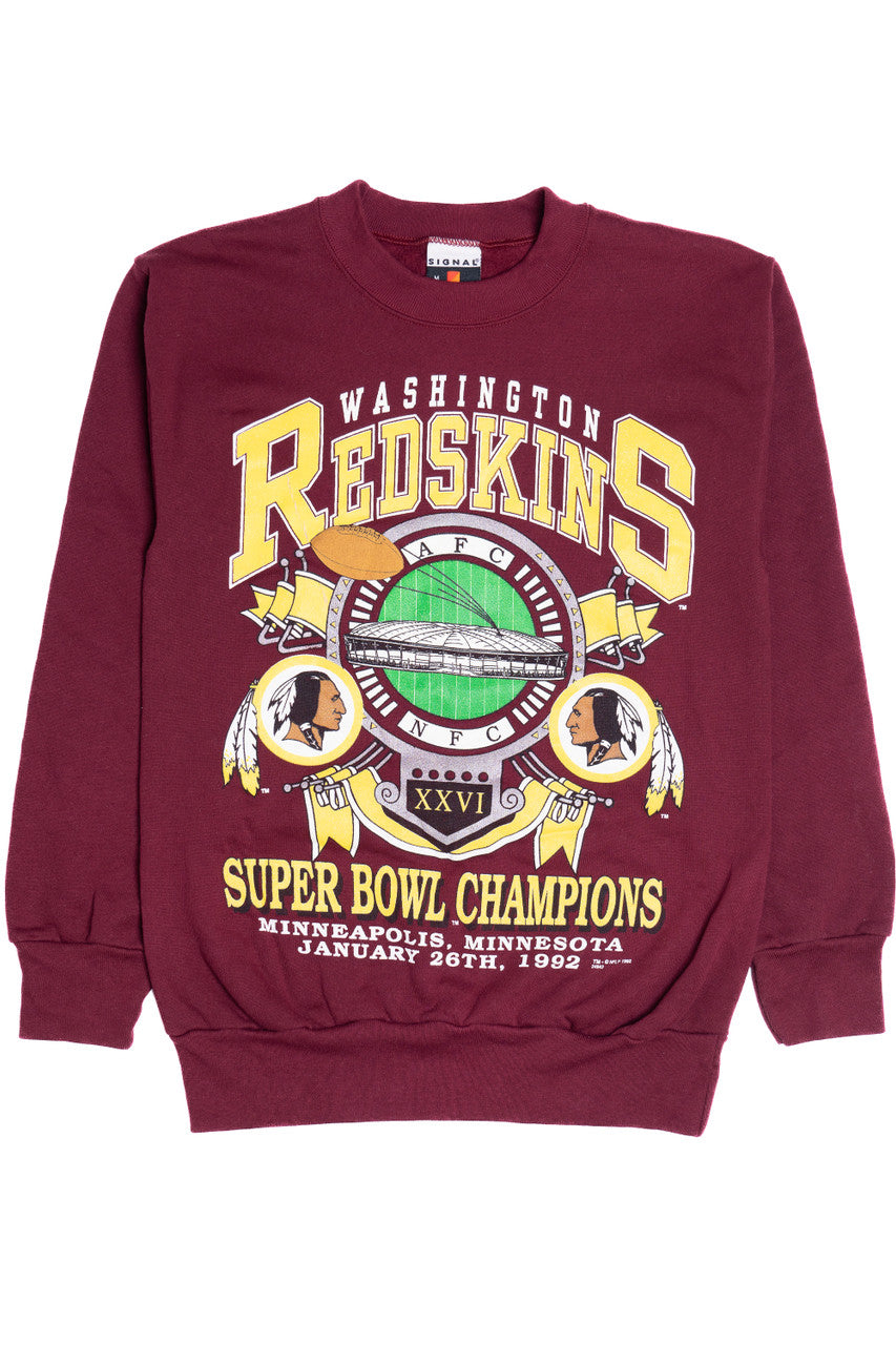 Vintage 1992 Washington Redskins Super Bowl Champions Sweatshirt