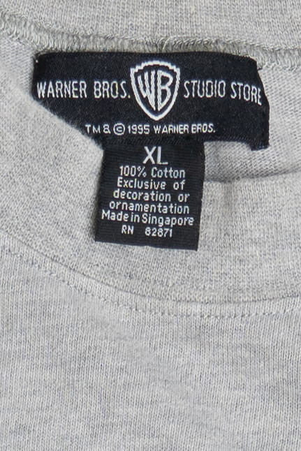 Vintage 1995 Looney Tunes "Marvin Invader From Mars" Warner Bros. Sweatshirt (1990s)