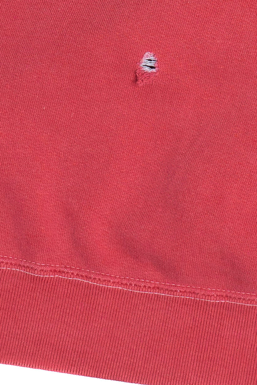 Vintage "Elmo" In Denim Overalls Embroidered Sesame Street Sweatshirt (2000s)