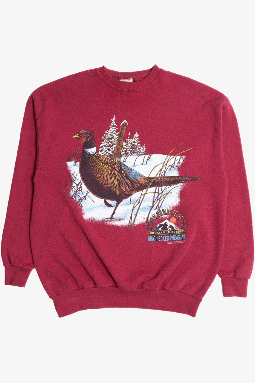 Vintage Ring-Necked Pheasant National Wildlife Federation Sweatshirt (1990s)