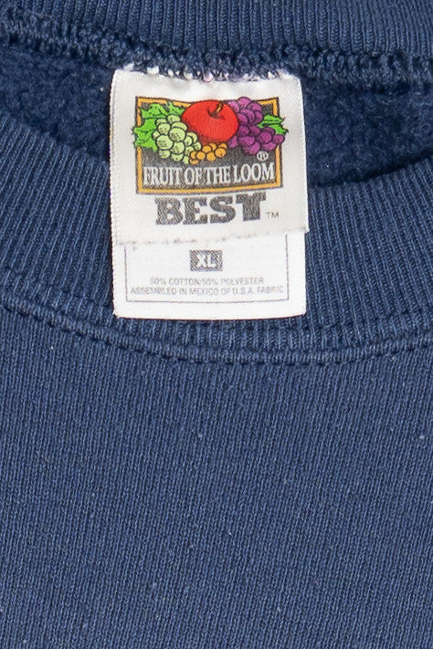 Vintage "United States Navy" Eagle Front/Back Print Sweatshirt (1990s)