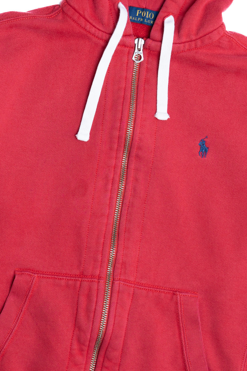 Vintage Polo By Ralph Lauren Zip-Up Hoodie Sweatshirt