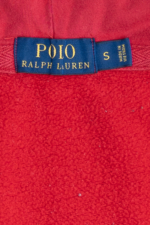 Vintage Polo By Ralph Lauren Zip-Up Hoodie Sweatshirt