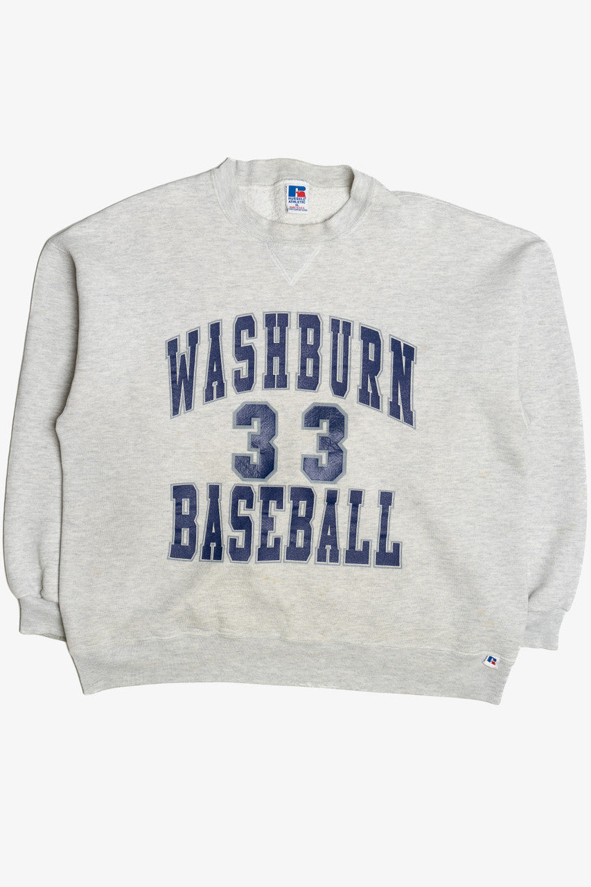 Vintage Washburn Baseball 33 Russell Athletic Sweatshirt (1990s)