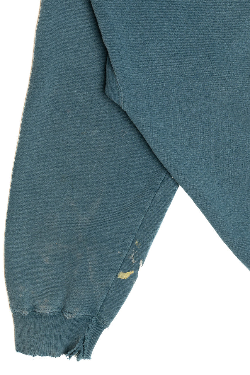 Vintage Heavily Distressed Paint Stained Levi's Sweatshirt