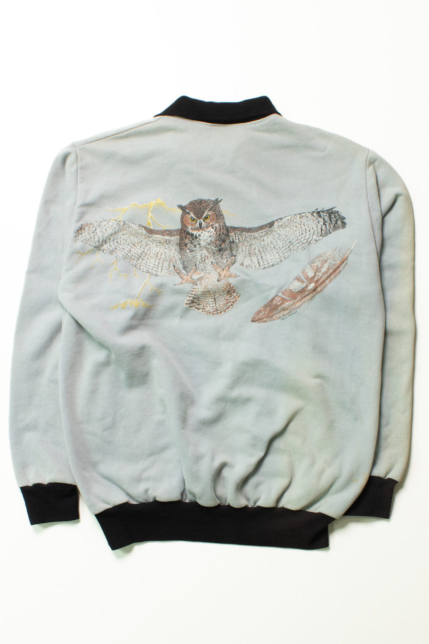 Vintage Lightning Owl Sweatshirt (1990s)