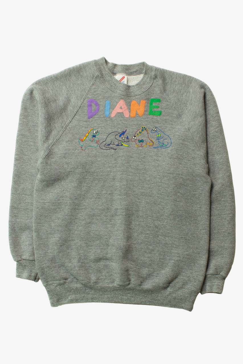 Vintage Diane Dinosaurs Sweatshirt (1980s)