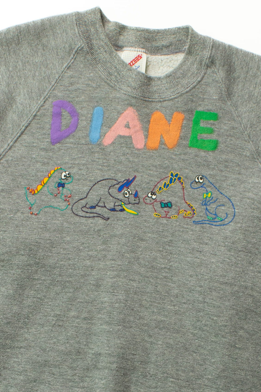 Vintage Diane Dinosaurs Sweatshirt (1980s)