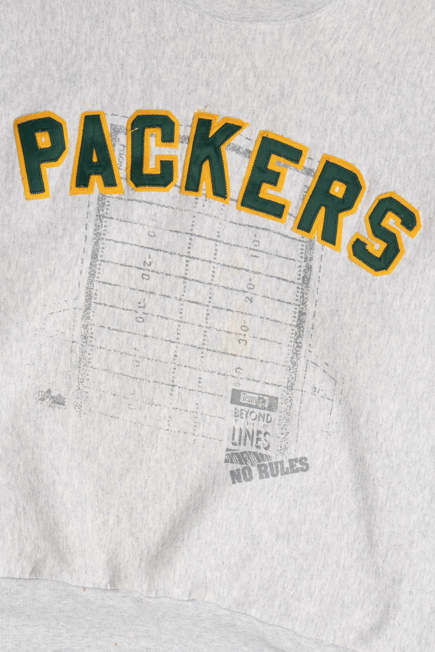 Vintage Green Bay Packers "No Rules" Sweatshirt