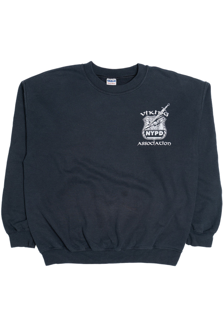 Vintage Viking Association NYPD Sweatshirt