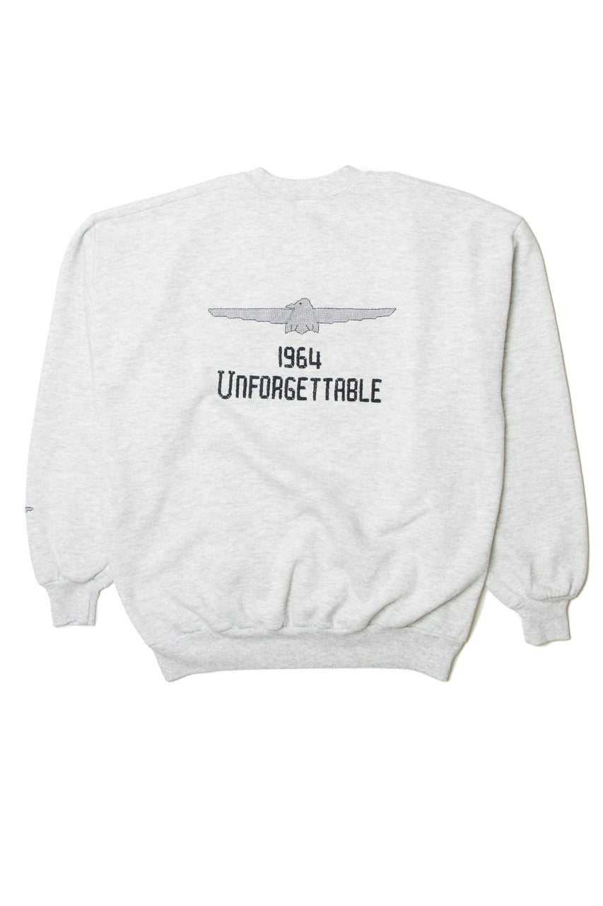 Vintage Jerzees Embroidered "Fly In Style 1964 Thunderbird" Sweatshirt