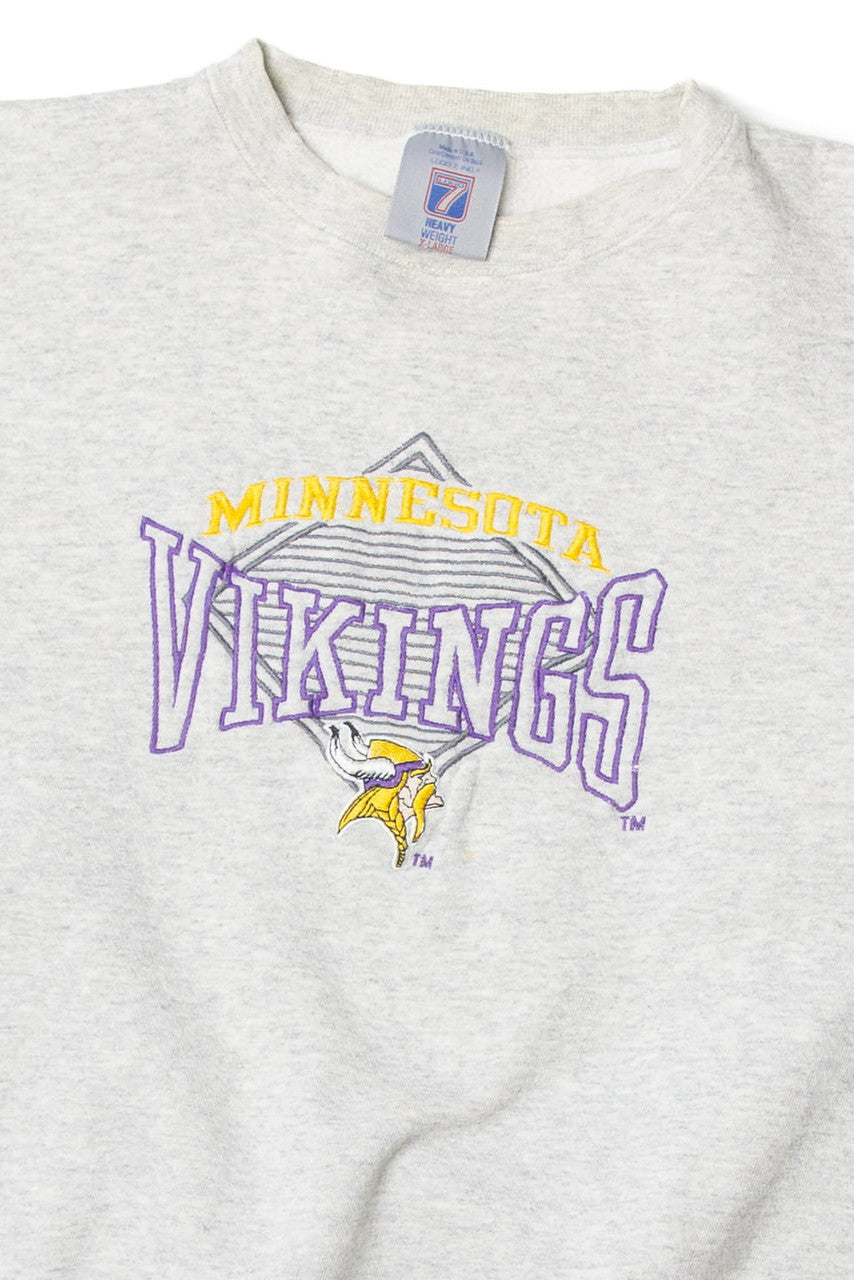 Vintage Logo 7 Minnesota Vikings Sweatshirt (1990s) 11122
