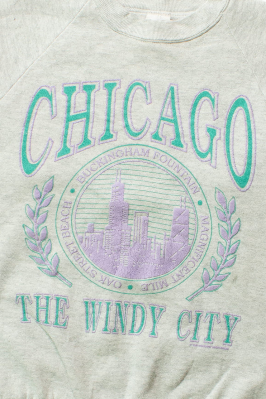 Vintage Chicago The Windy City Sweatshirt (1991)