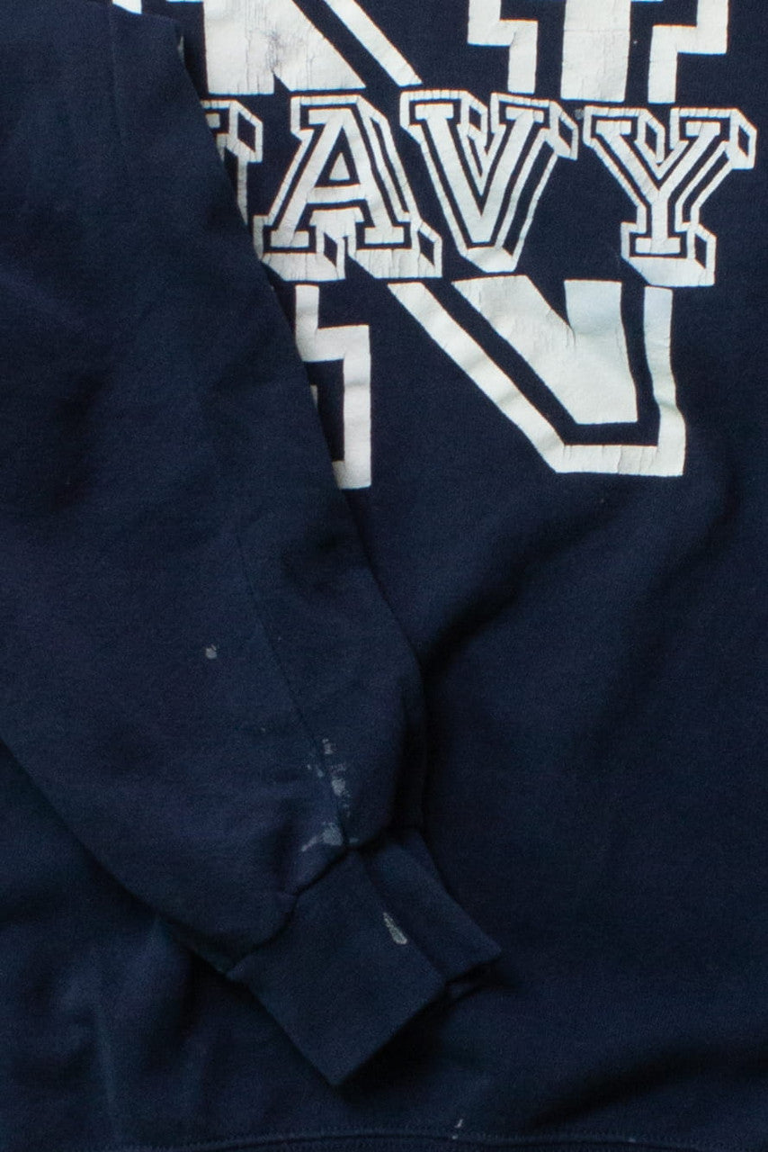 Vintage Navy N Sweatshirt (1990s) 11160