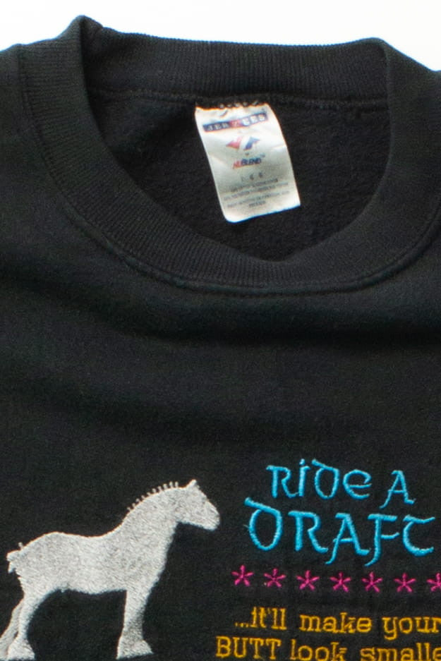 Vintage Ride A Draft Sweatshirt (1990s)