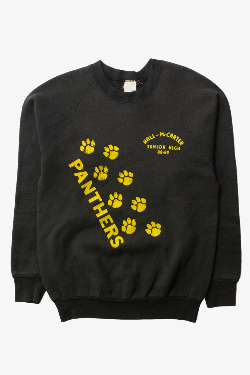 Vintage Hall-McCarter Junior High Panthers Sweatshirt (1988)