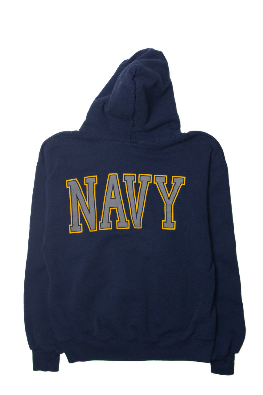Vintage M.J. Soffe "United States Navy" Hooded Sweatshirt