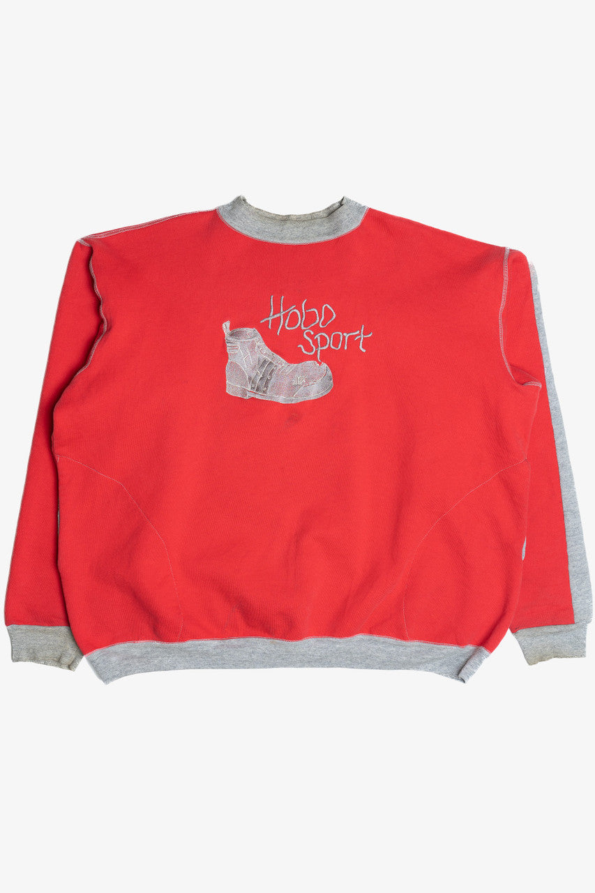 Vintage "Hobo Sport" Embroidered Side Pocket Sweatshirt