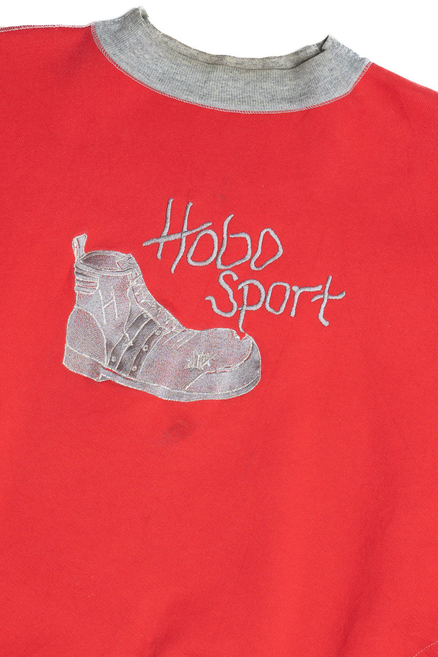 Vintage "Hobo Sport" Embroidered Side Pocket Sweatshirt