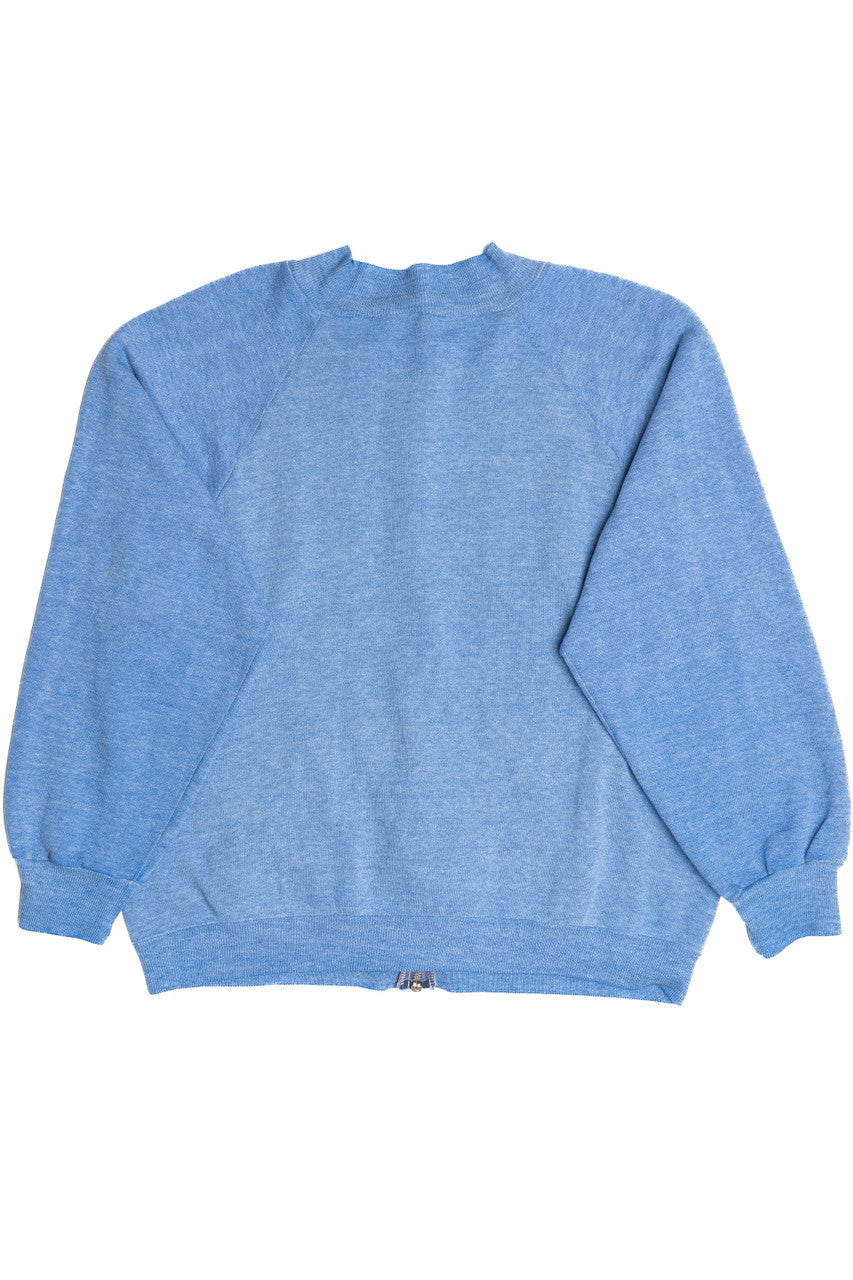 Vintage Sportswear Blank Zip-Up Sweatshirt (1980s)